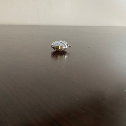 Custom Rosary Parts, Memorial Photo Rosary Charm, Photo Charm Rosary Making, Jewelry Making Photo Connector, Double-sided Rosary Centerpiece