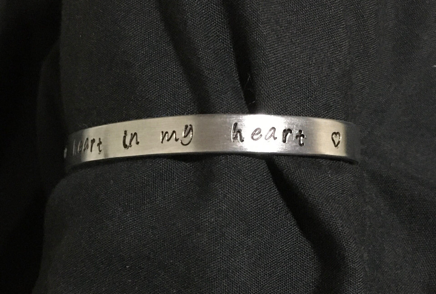 Personalized Metal Stamped Cuff Bracelet, Custom Cuff Bracelet, Hand Stamped Bracelet, Custom Inspirational Bracelet, Encouragement Bracelet