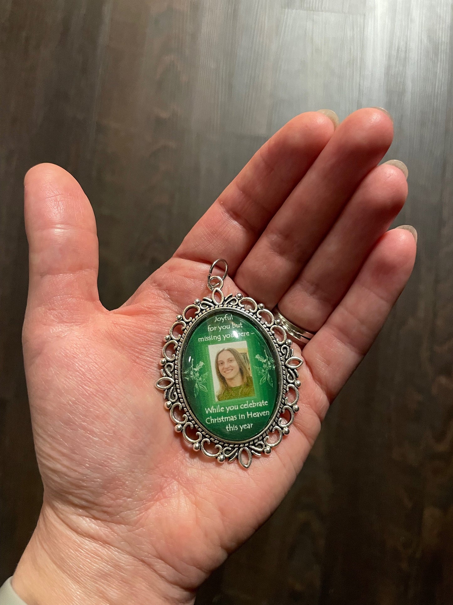 Personalized Memorial Photo Ornament, Custom Photo Memorial Christmas Ornament, In Memory Ornament, Bereavement Ornament, Christmas Sympathy