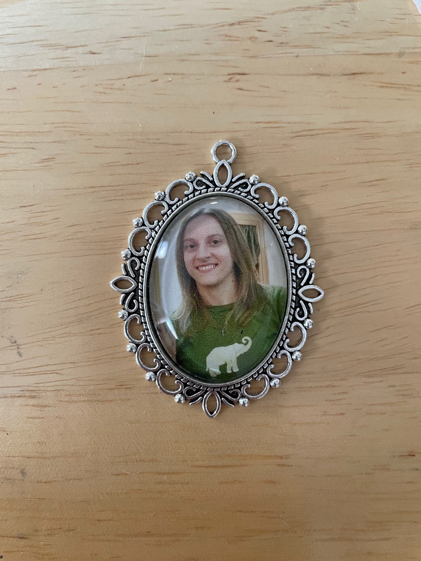 Personalized Memorial Photo Ornament, Custom Photo Memorial Christmas Ornament, In Memory Ornament, Bereavement Ornament, Christmas Sympathy