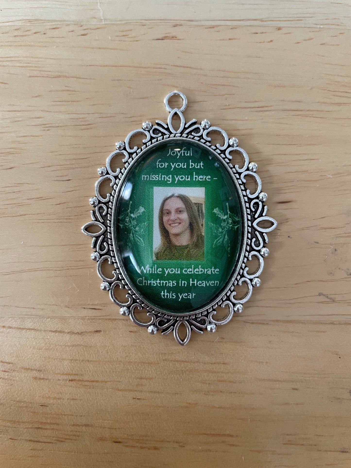 Personalized Memorial Photo Ornament, Custom Photo Memorial Christmas Ornament, In Memory Ornament, Bereavement Ornament, Christmas Sympathy