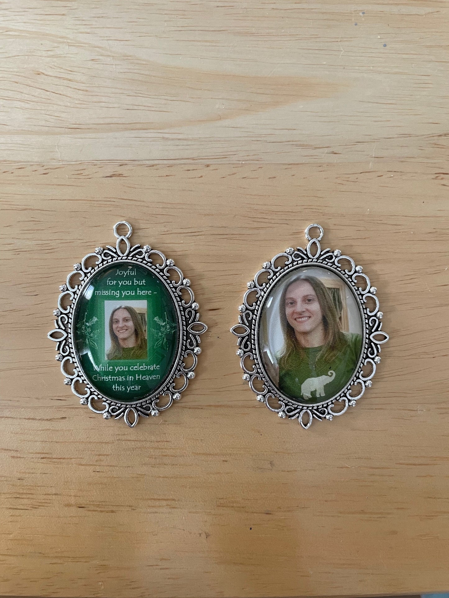 Personalized Memorial Photo Ornament, Custom Photo Memorial Christmas Ornament, In Memory Ornament, Bereavement Ornament, Christmas Sympathy