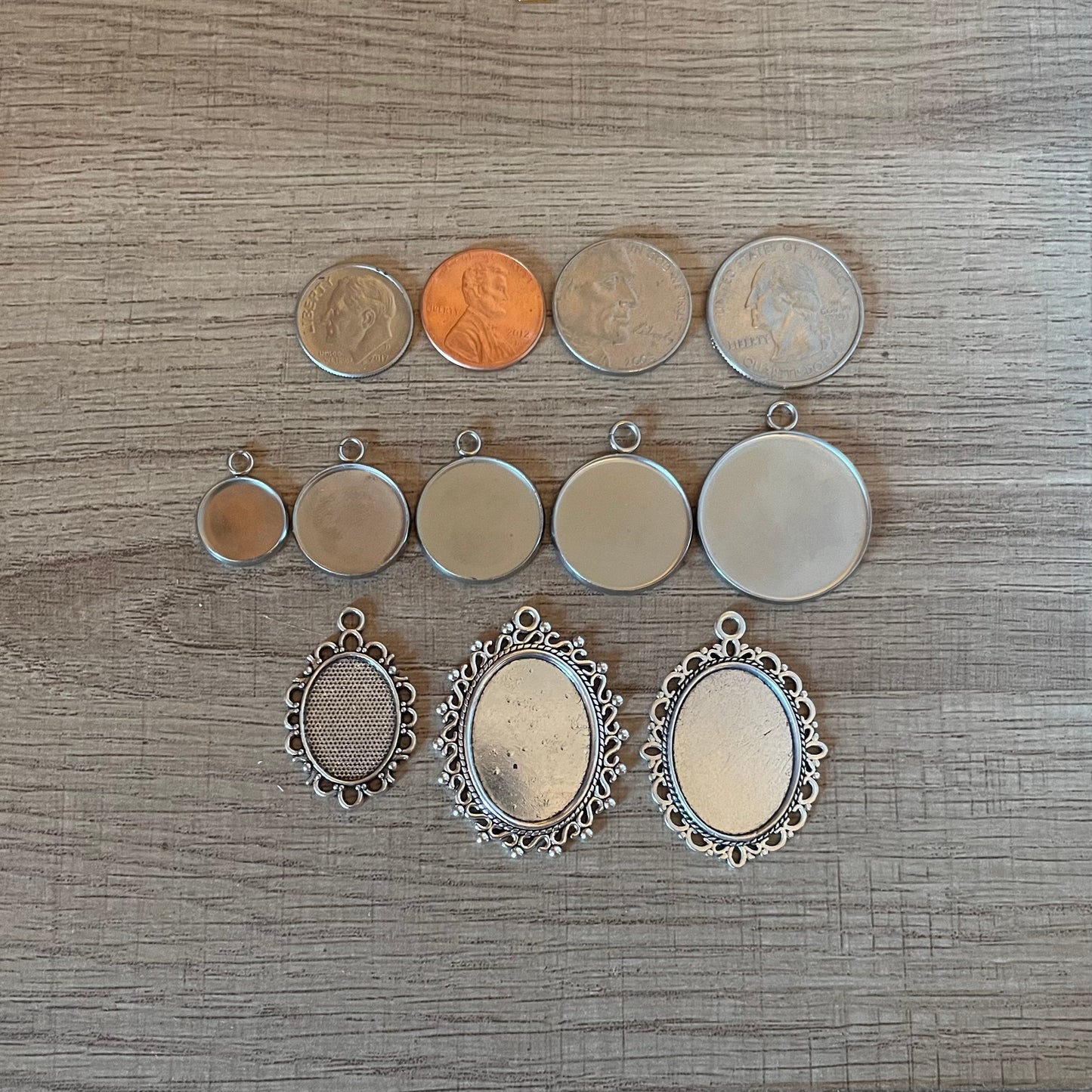 Photo Charm with Bail Bead, Jewelry Making Photo Charm, Memory Photo Charm, Custom Image Charm, Personalized Charm, Memorial Charm with Bead