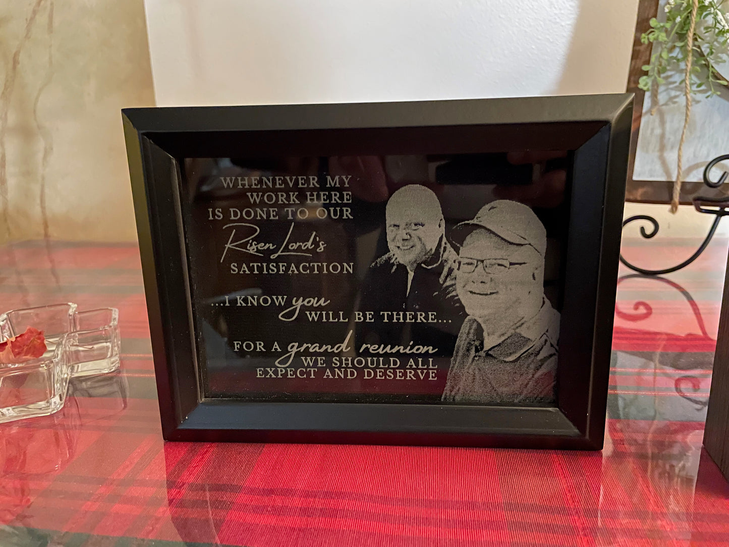 Etched Essence Memorial Shadow Box | Etched Glass Memorial Shadow Box, Custom Sympathy Gift, Personalized Remembrance, Bereavement Gift, Loss of Loved One Tribute, Grief Support