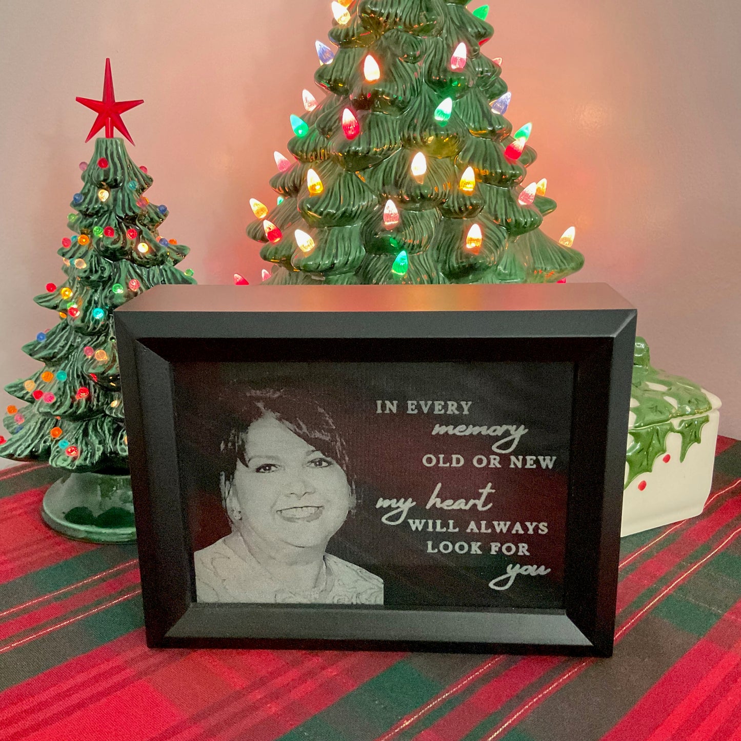 Etched Essence Memorial Shadow Box | Etched Glass Memorial Shadow Box, Custom Sympathy Gift, Personalized Remembrance, Bereavement Gift, Loss of Loved One Tribute, Grief Support