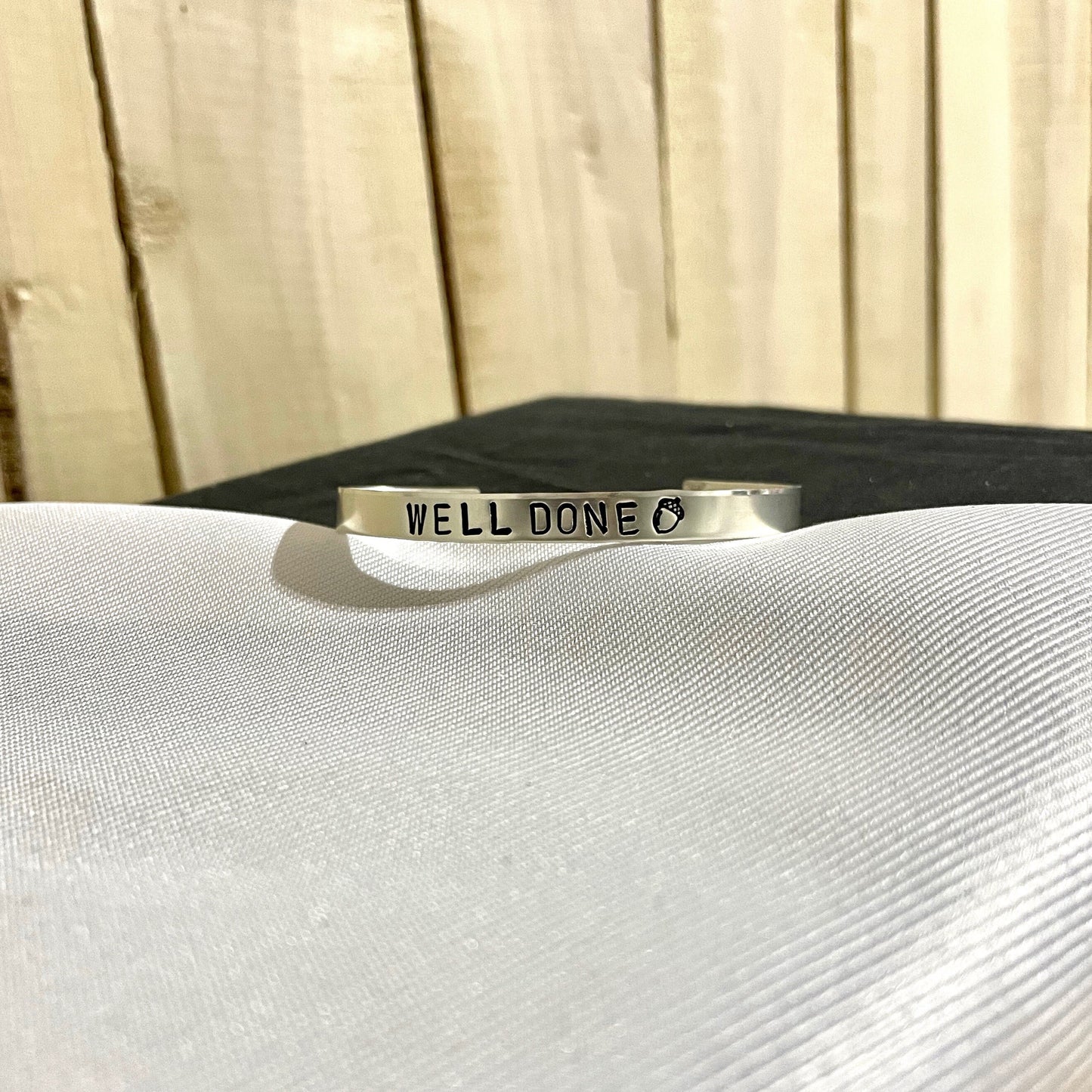 Word of the Year Bracelet, Resolution Bracelet, Mantra Cuff Bracelet, Custom Bangle, Inspirational Word Jewelry, Intention Jewelry