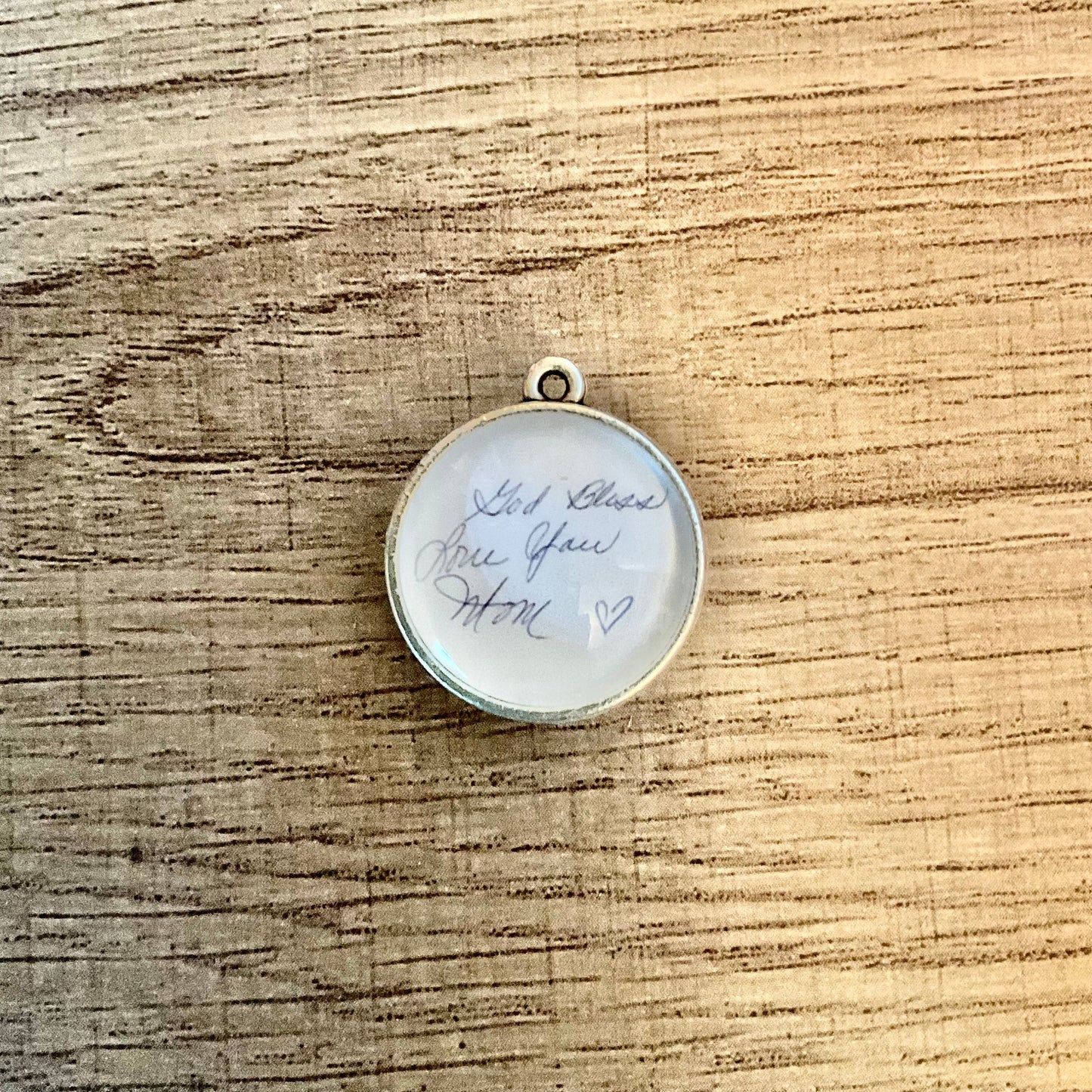 Custom Handwriting Charm, Personalized Pendant with Handwriting, Handwriting Jewelry, Handwriting Memorial Gift, Handwriting Memory Charm,